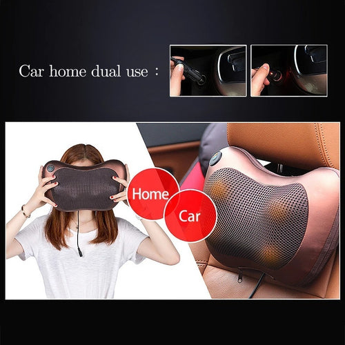 Masajeador Eléctrico cuello Cojín Lumbar Pro