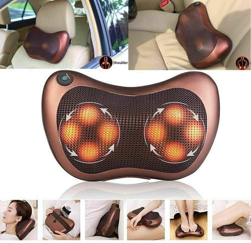 Masajeador Eléctrico cuello Cojín Lumbar Pro